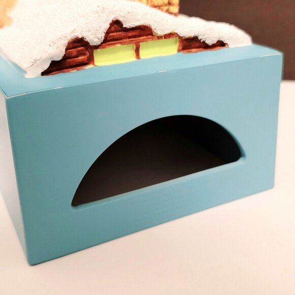 Sassy Santa on Roof 3D Christmas Tissue Box Hold Cover Tokyo Japan Rotary Hero - Picture 13 of 16